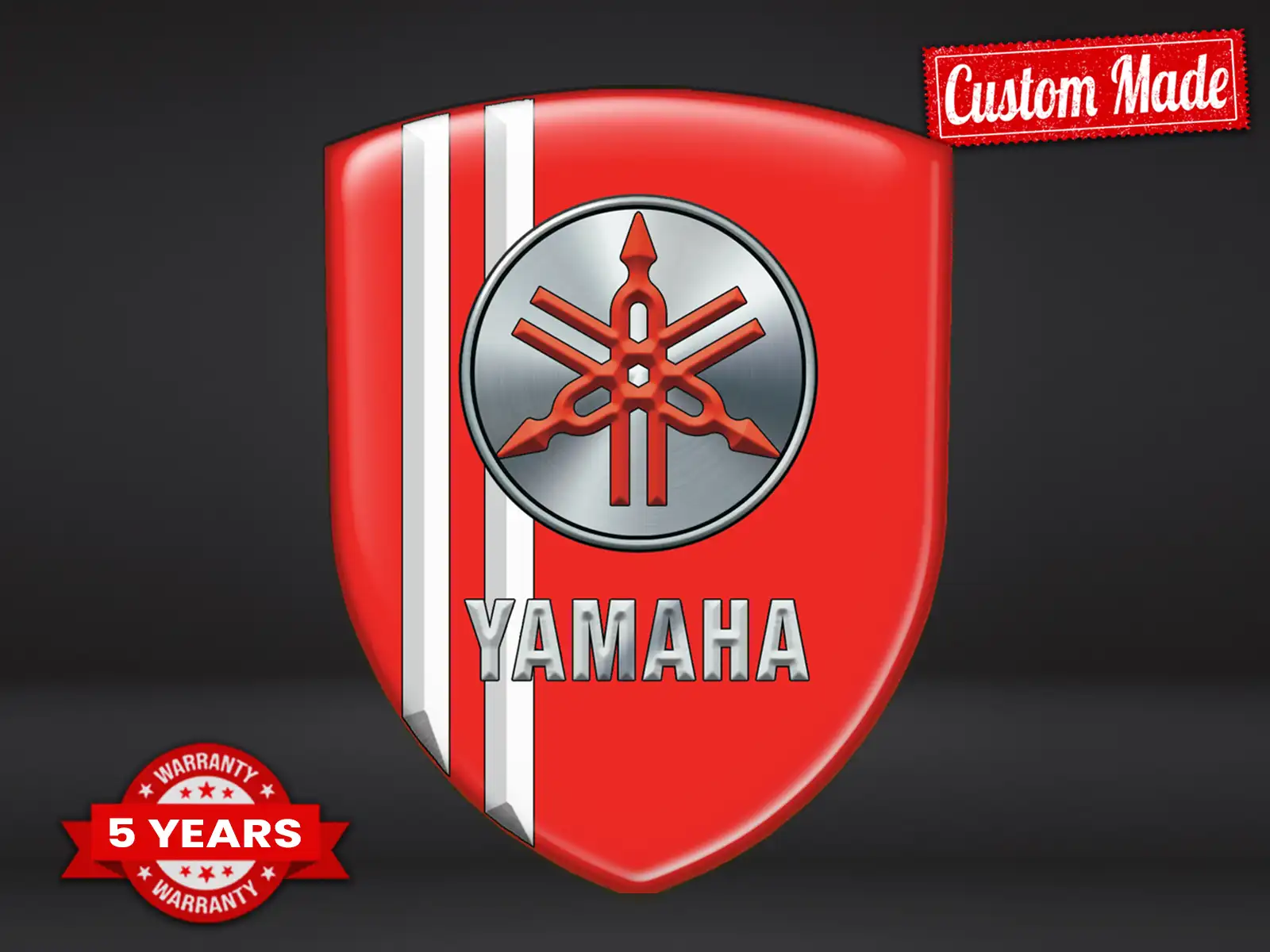 Yamaha Heckscheibenaufkleber Limitiert Edition Robust
